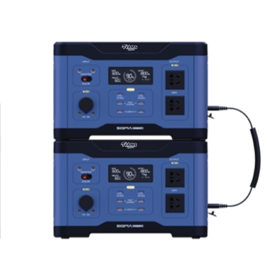 PD65W draagbare OpenluchtKrachtcentrale 600W Medio met LCD Dynamische Vertoning