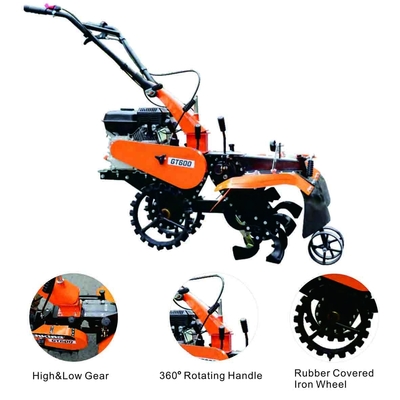 GT600 Mini Power Belt Tiller 620mm het Bewerken het Begin van de Breedteterugslag