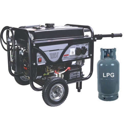 2.2KVA dubbel van de Reekslpg van de Brandstof Draagbaar Elektrisch Generator het Gasng Gas Stille 68db