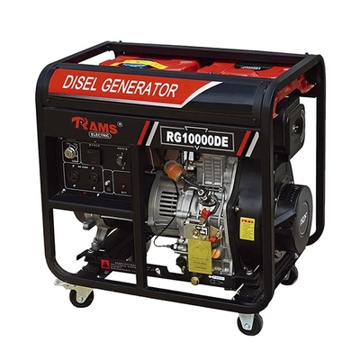 Diesel van 60HZ 7kw schatte Draagbare Machtsgenerator 8500 watts 15 HP-motor