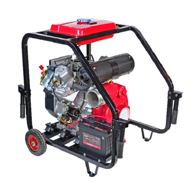 De dubbele Cilinderdieselmotor Slag van de Brandbestrijdingspomp 5RPM 4 de pomp van het 4 duimwater