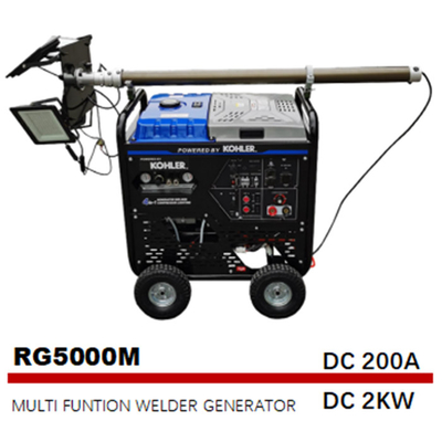5000W 50Hz 4 in van de Functielassers van I de Multi van de de Luchtcompressor Generator van de de Verlichtingstoren