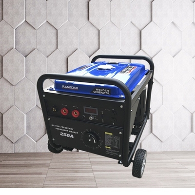 Van het de Stoklassen van gelijkstroom 2kw 250A van de de Generator75v Tank 25L de Lasser van de de Benzinestok