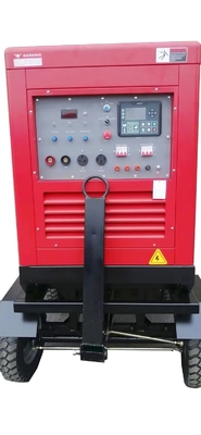 3 fase400a Stil van de Diesel LCD Lassengenerator Configuratieschermdc12v Elektrisch Begin