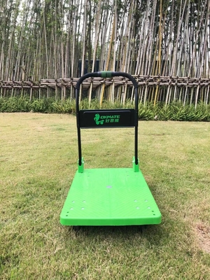 Eenhands opvouwbare platformwagen Trolley SILENT 180 kg polypropyleen dek