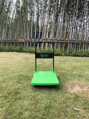 Eenhands opvouwbare platformwagen Trolley SILENT 180 kg polypropyleen dek