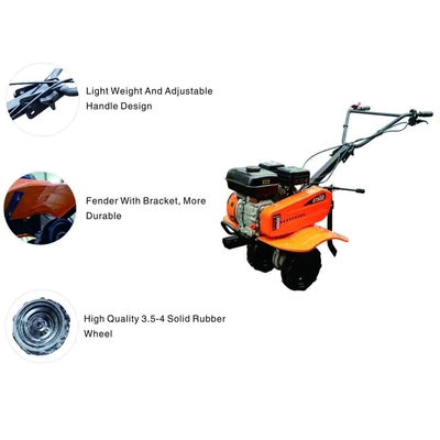 GT500 Mini Power Belt Tiller 600 - 750mm het Bewerken Breedte
