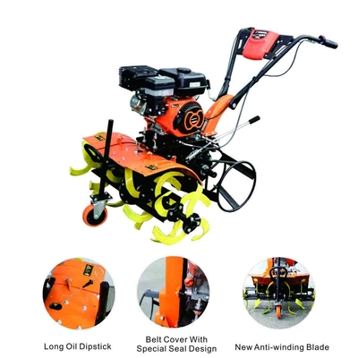 Terugslag GT620 Mini Power Belt Tiller 620 - 860mm het Bewerken Breedte