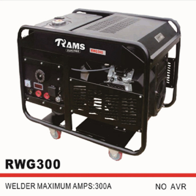 300A de Generators 155kg van het benzinelassen Draagbaar met 30L-Benzinetank
