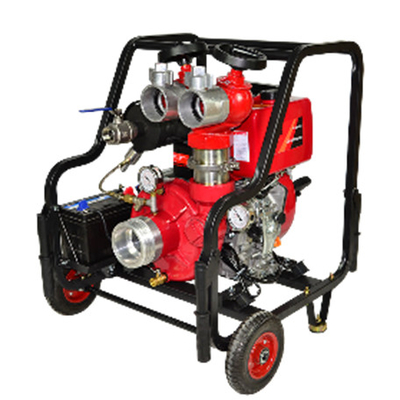 Volledig Automatische Diesel van Brandbestrijdingspompen 11HP 12HP Pompuitlaat Zonder water