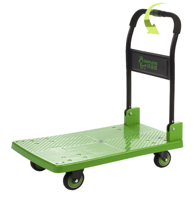 Het slijtvaste STILLE Op zwaar werk berekende Vouwende Karretje Dolly Cart With Wheels van 330KG
