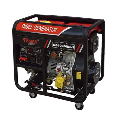Diesel van 60HZ 7kw schatte Draagbare Machtsgenerator 8500 watts 15 HP-motor