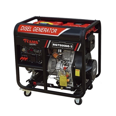 190FD draagbare Elektrische Generator60hz 6kw Diesel Genset 120V 220V 240V