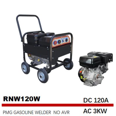 RNW120W benzine 120 de Permanente Magneet van Generator AC 3kw van de Ampèrelasser