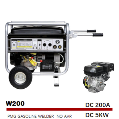 Lassers de Met motor 200A 5 van de booggenerator het Elektrische Begin van kW 14HP