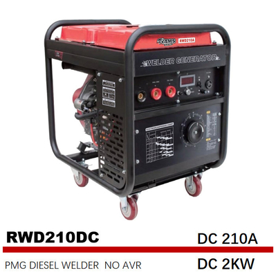 Van Diesel van SMAW 250A Middelgroot Frequentietype Lassengenerators RWD250AC