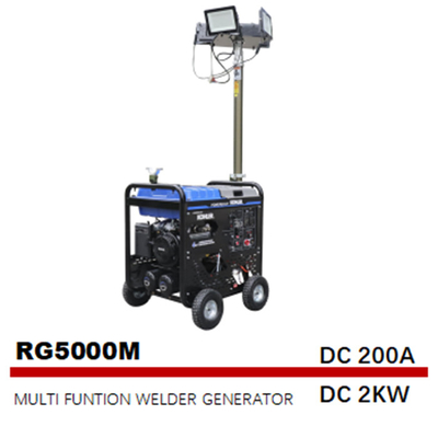 5000W 50Hz 4 in van de Functielassers van I de Multi van de de Luchtcompressor Generator van de de Verlichtingstoren