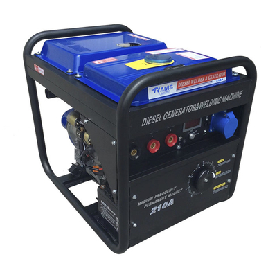 Grote DIESEL van de de Boog3kw Draagbare Generator van de Brandstoftank Alternatieve Huidige 210 Ampère