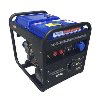 Van Diesel van SMAW 250A Middelgroot Frequentietype Lassengenerators RWD250AC